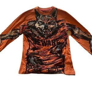 Werewolf boys long sleeved shirt